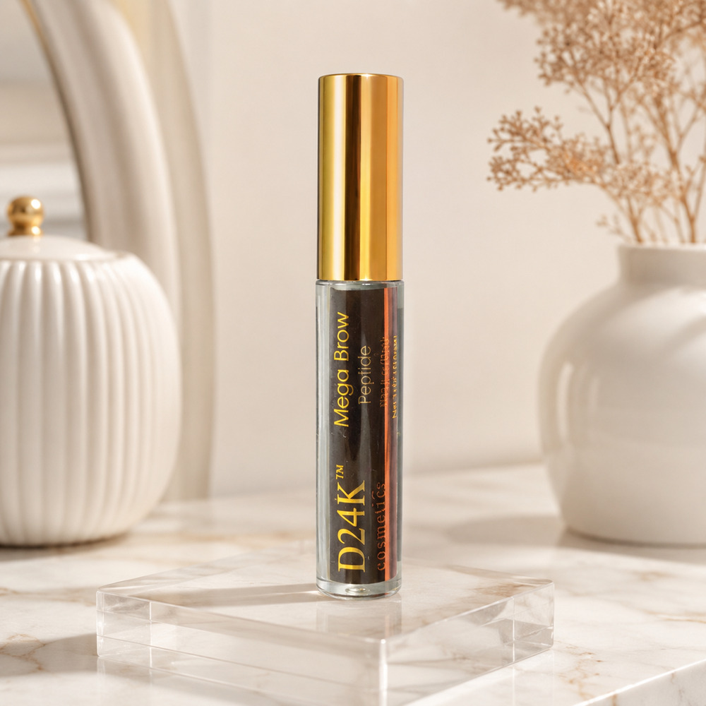 D24K Mega Brow Peptide Brow Serum 10ml 0.33oz Sealed Growth Treatment